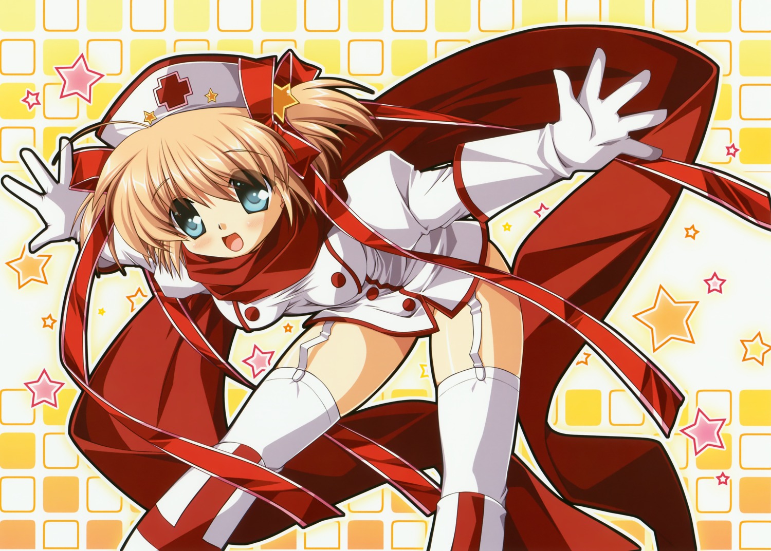 garter_belt hinoue_itaru kamikita_komari key little_busters! nurse stockings thighhighs