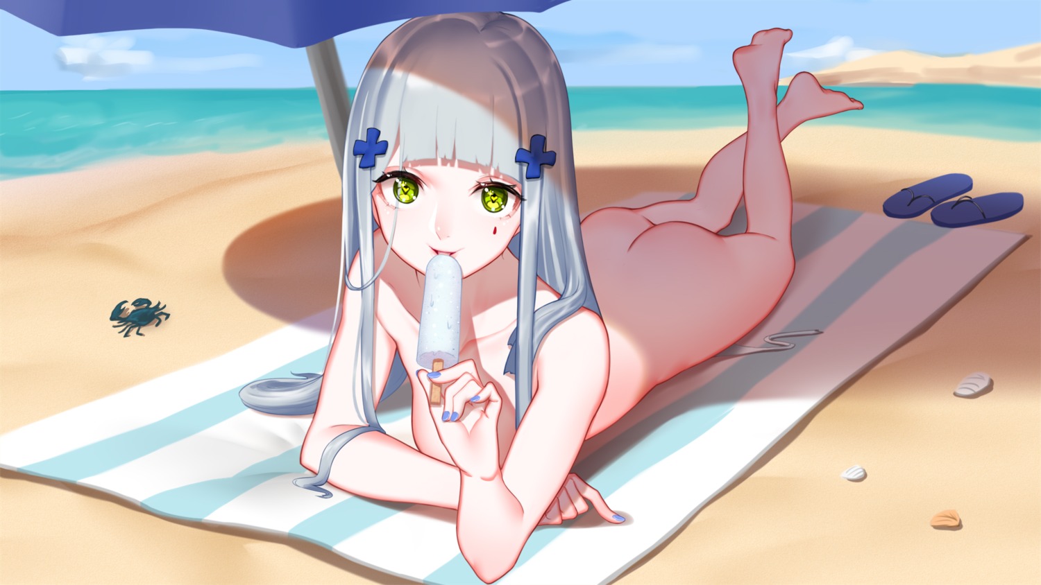 ass feet girls_frontline hk416_(girls_frontline) naked taotao wallpaper