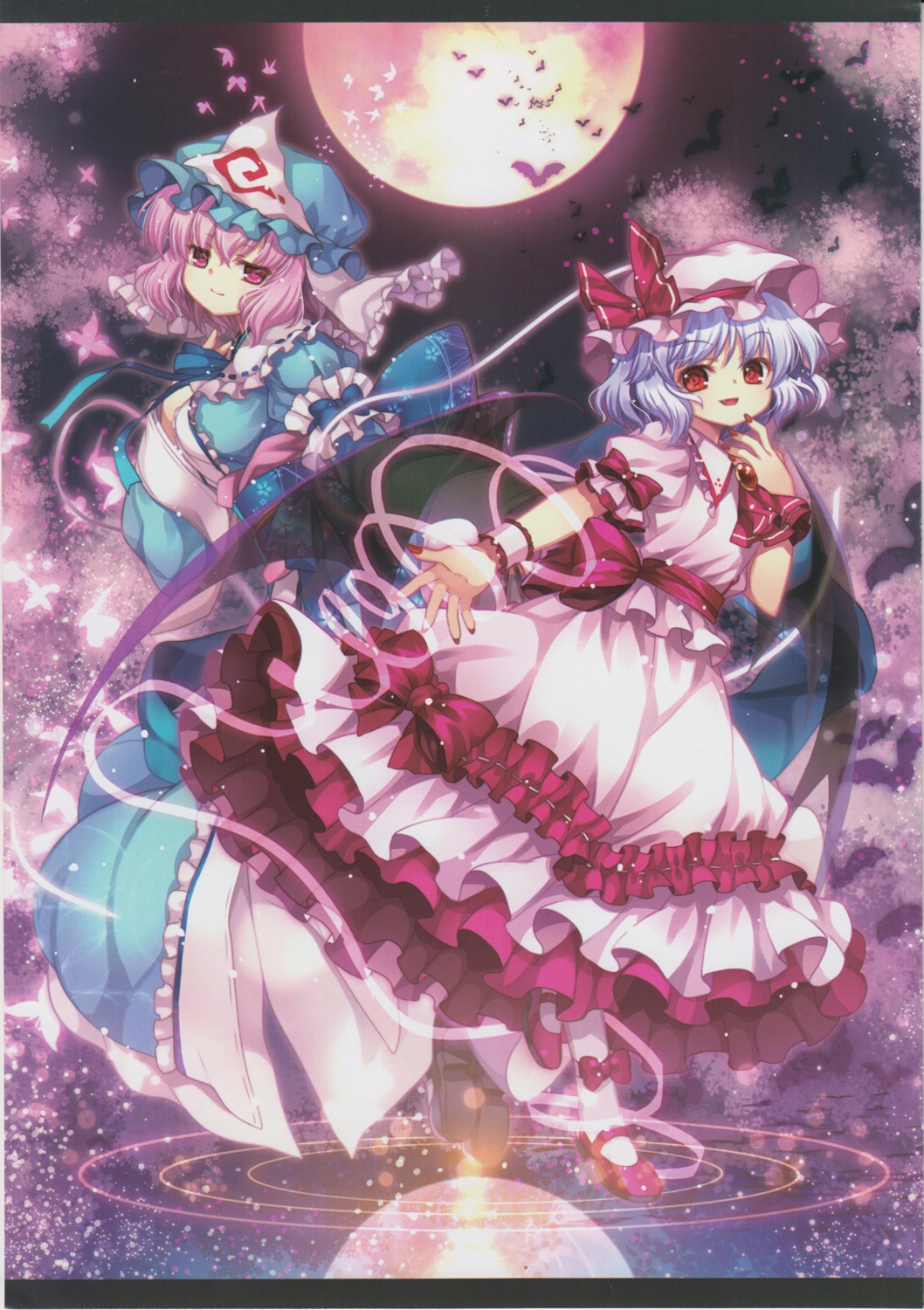 capura_lin eternal_phantasia remilia_scarlet saigyouji_yuyuko touhou