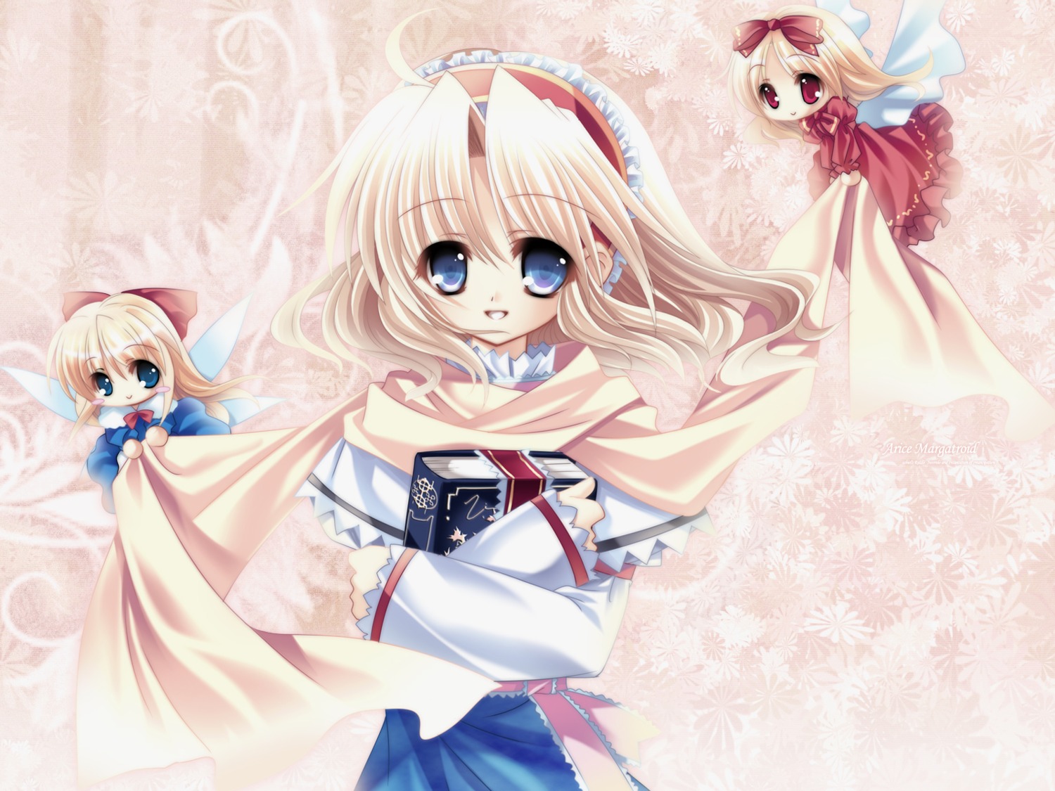 alice_margatroid capura_lin fairy hiiragi_ryou hourai_doll i.s.w shanghai_doll touhou wallpaper