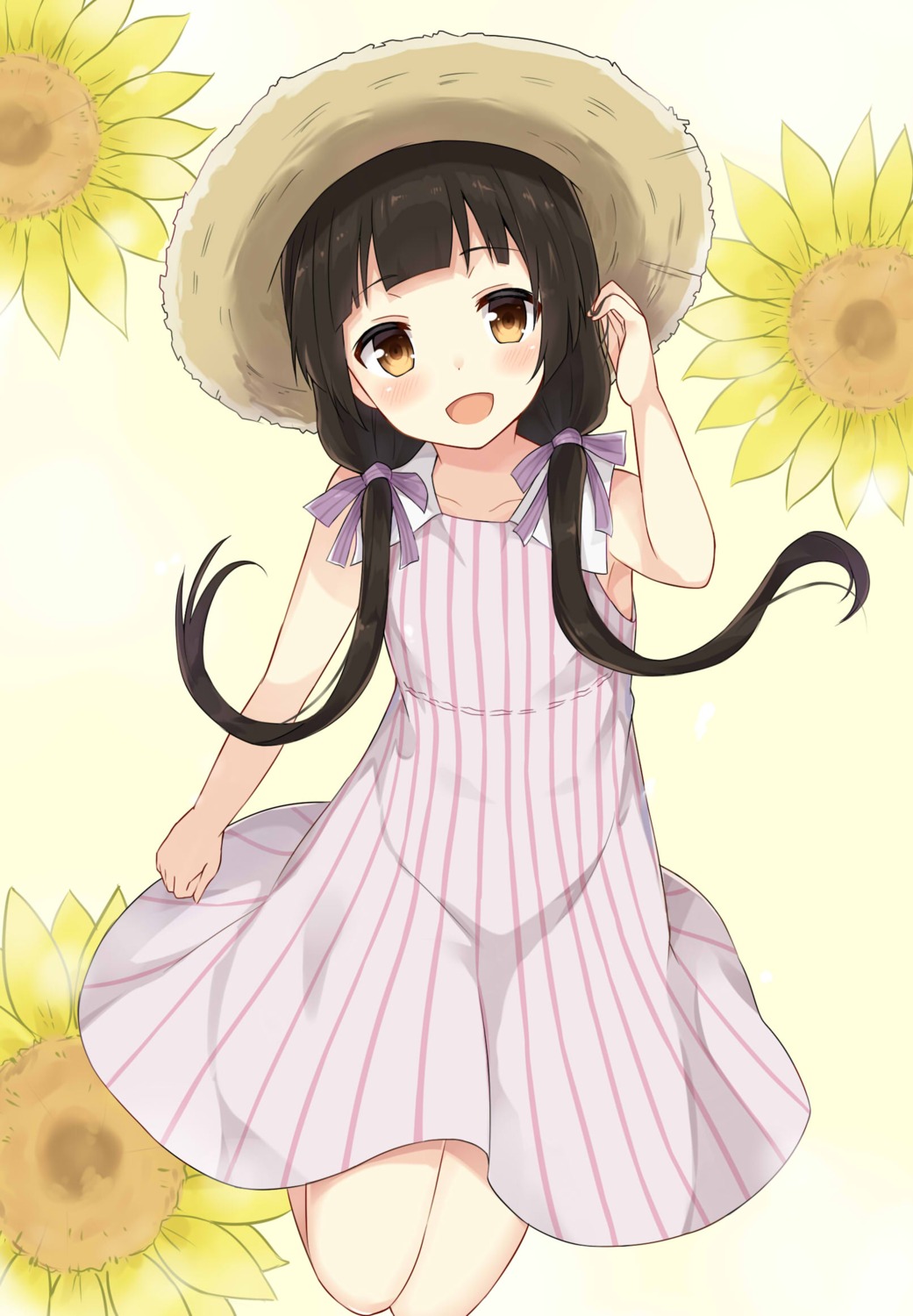 amayadori_machi dress huwari_(dnwls3010) kumamiko summer_dress