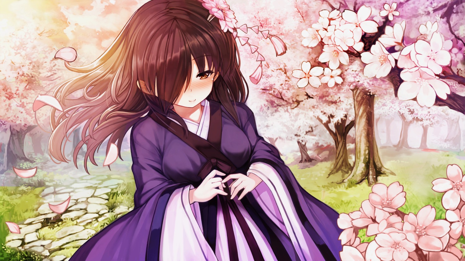 game_cg japanese_clothes mirror_(game) tagme