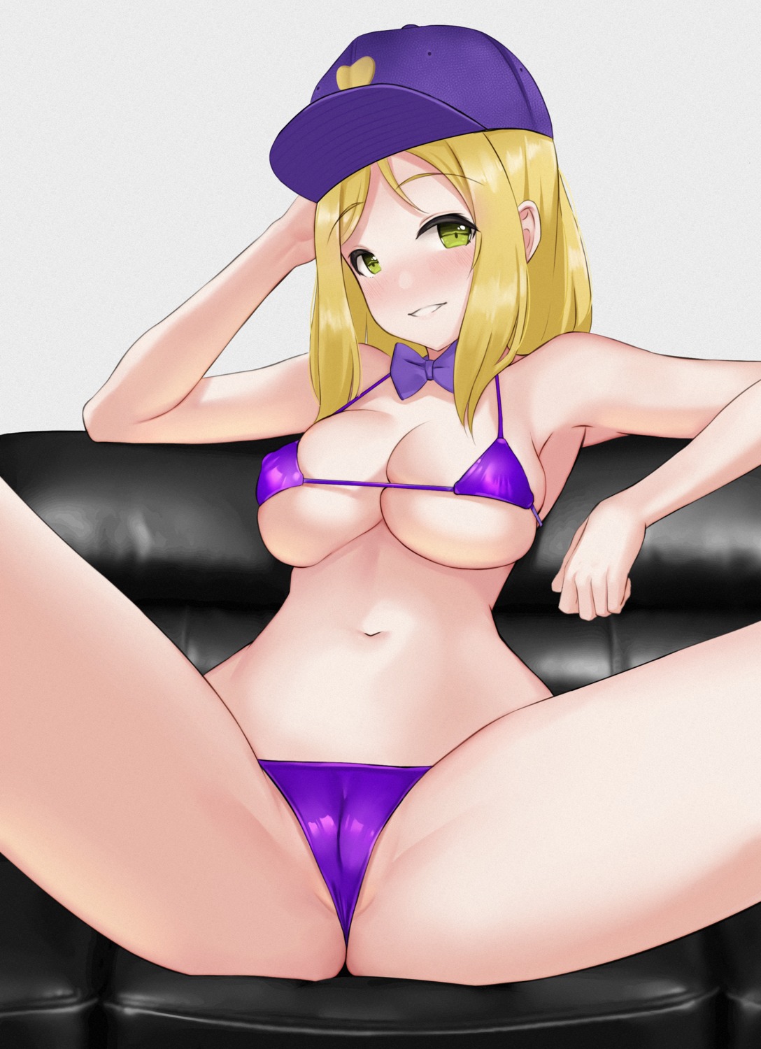 bikini cameltoe erect_nipples love_live!_sunshine!! minted ohara_mari swimsuits thong