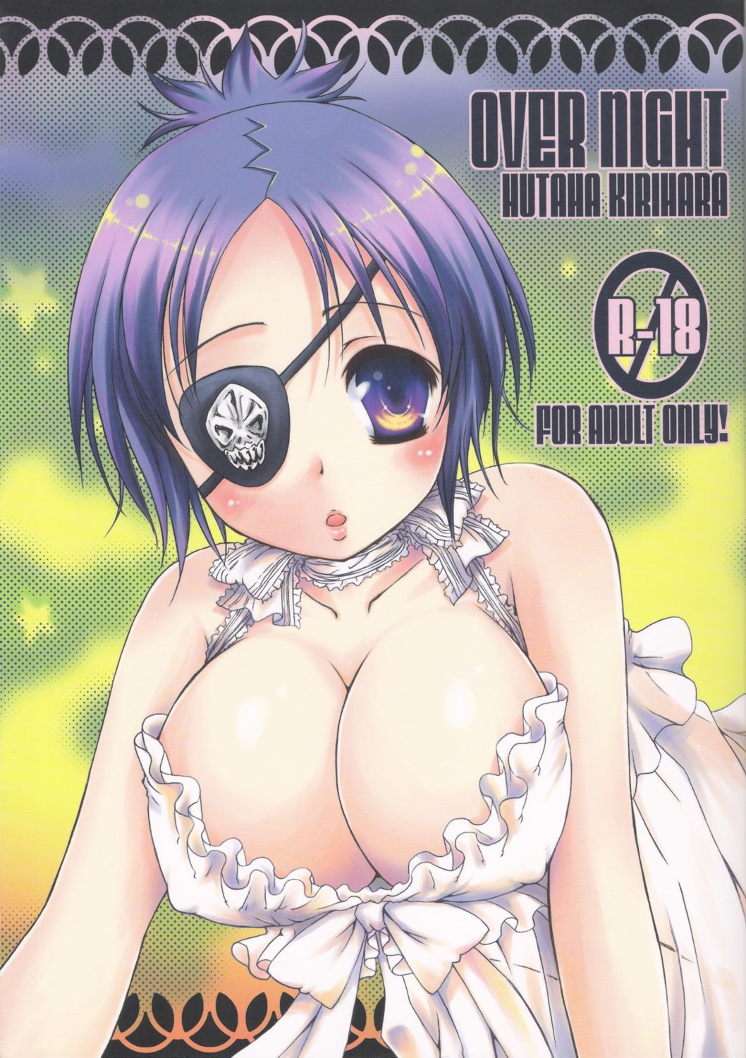 chrome_dokuro cleavage erect_nipples eyepatch katekyo_hitman_reborn! kirihara_futaha kotonoya