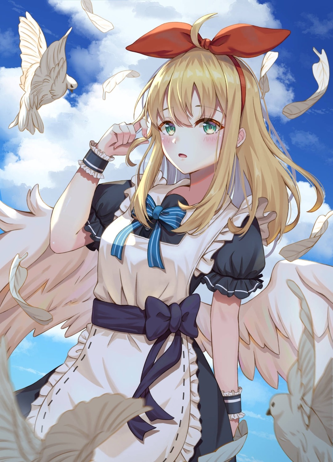 calder_(pixiv3698273) maid wings