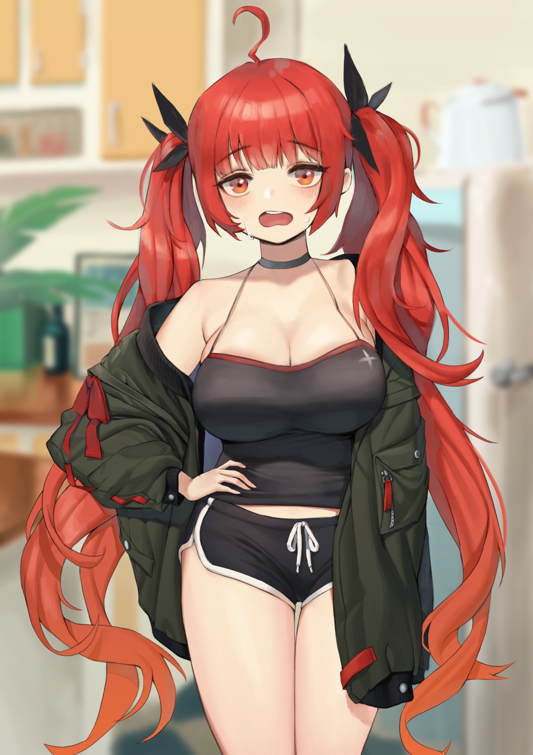 azur_lane cleavage honolulu_(azur_lane) xi_xeong