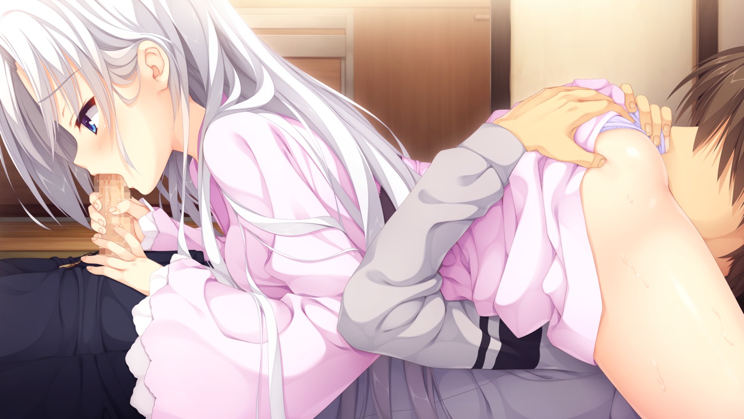 ass_grab censored cunnilingus fellatio game_cg kobuichi pantsu penis senren_banka tomotake_yoshino yuzu-soft