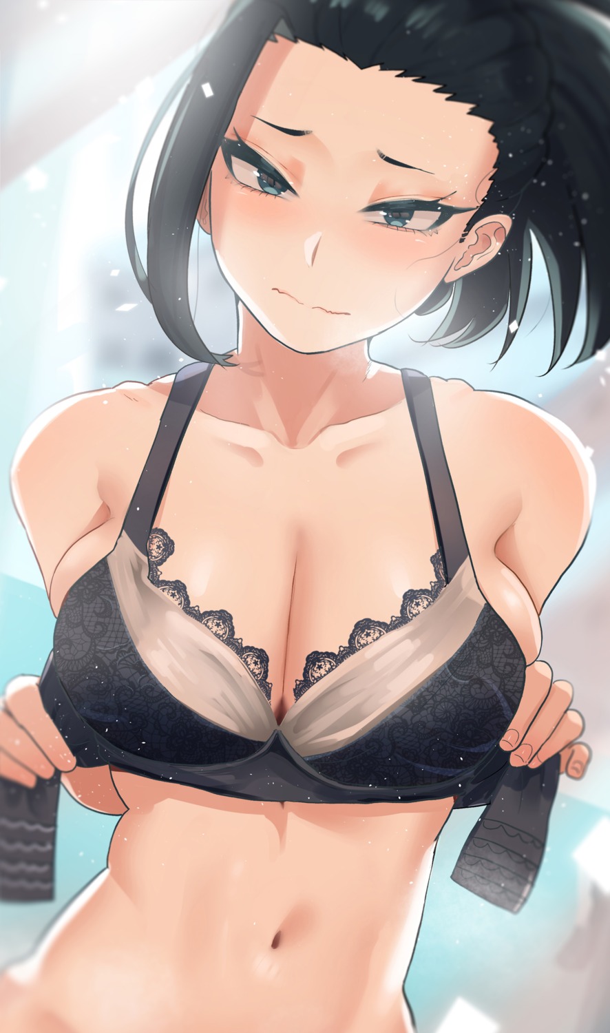 boku_no_hero_academia bra undressing yaoyorozu_momo zd_(pixiv6210083)