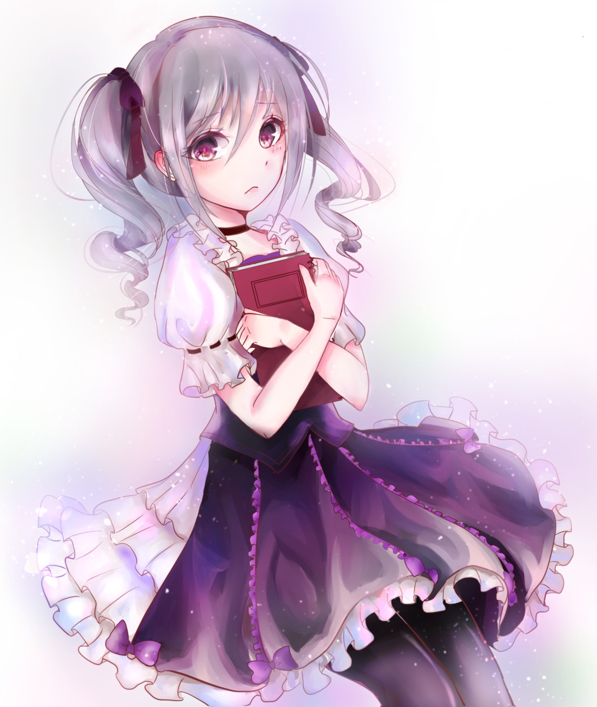 dress kanzaki_ranko kazuko_(pixiv13581460) pantyhose the_idolm@ster the_idolm@ster_cinderella_girls