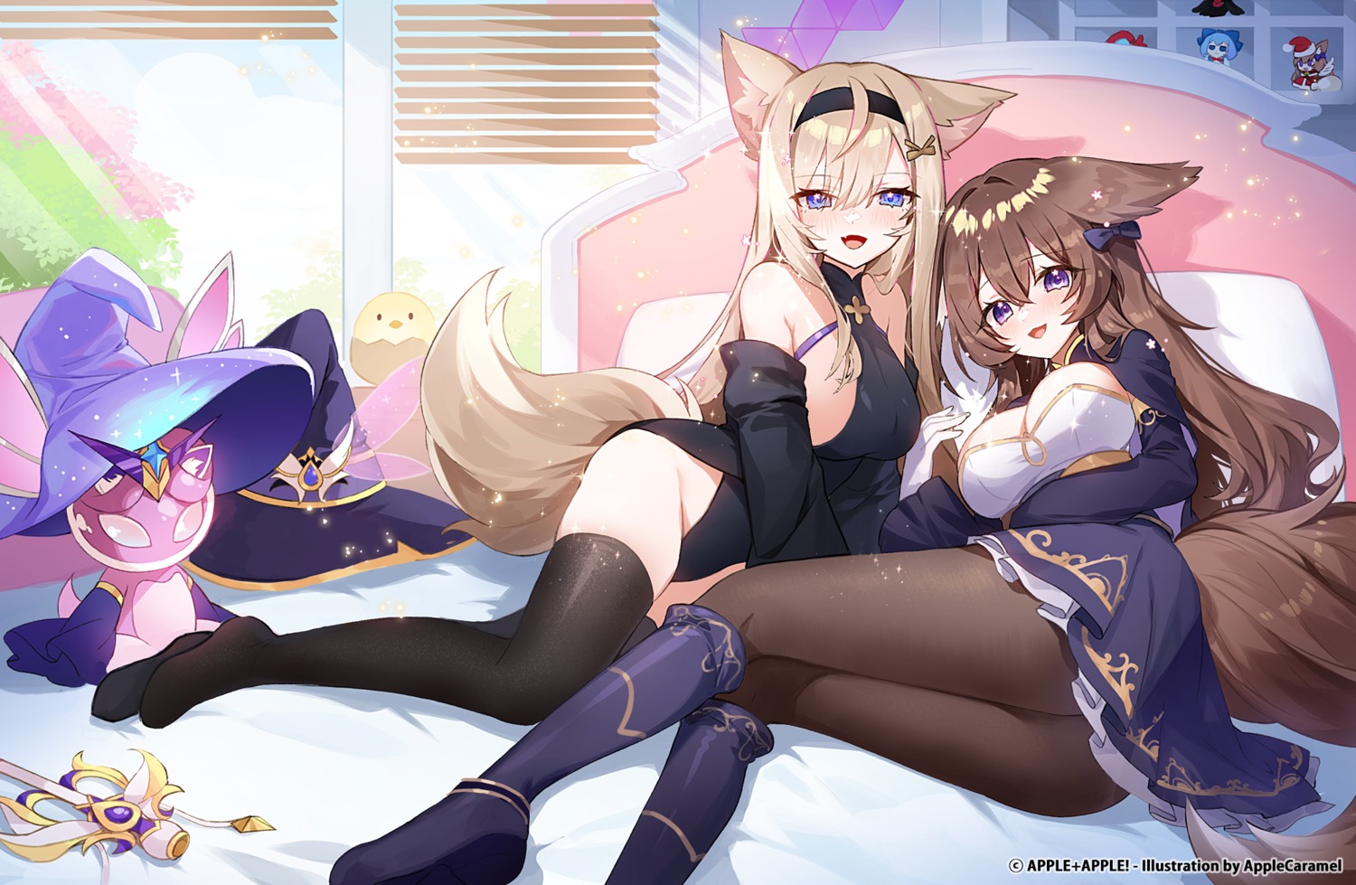 animal_ears apple_caramel pantyhose tail thighhighs