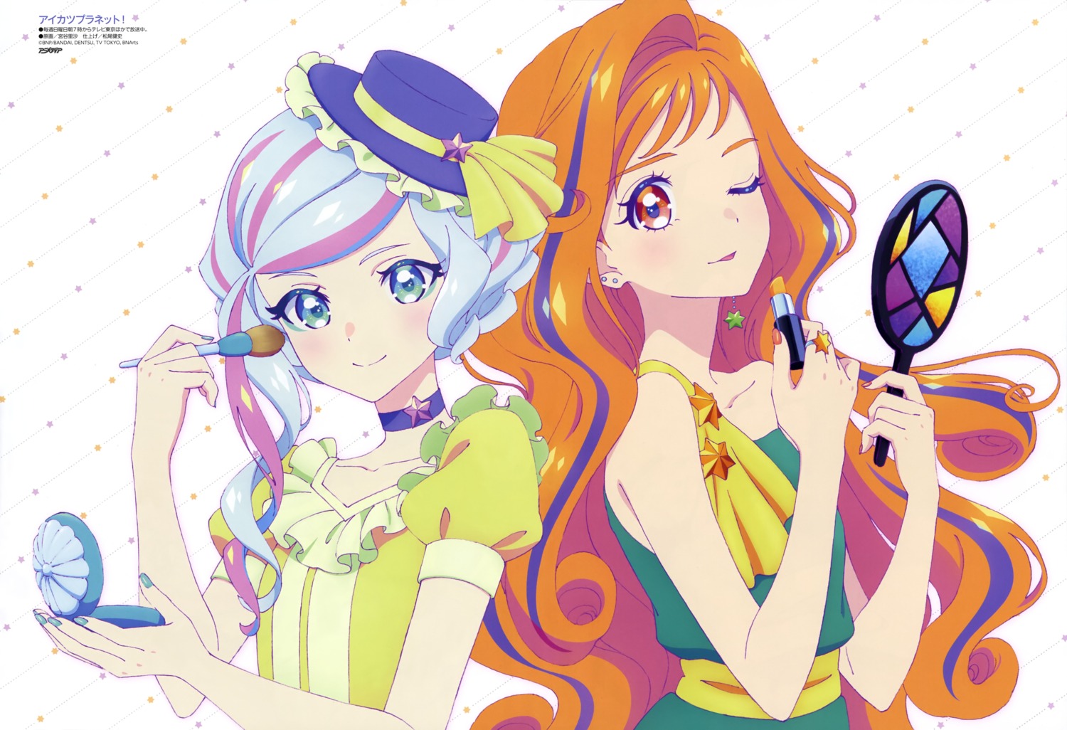 aikatsu_planet! miyadani_risa sara_(aikatsu_planet!) shiori_(aikatsu_planet!)