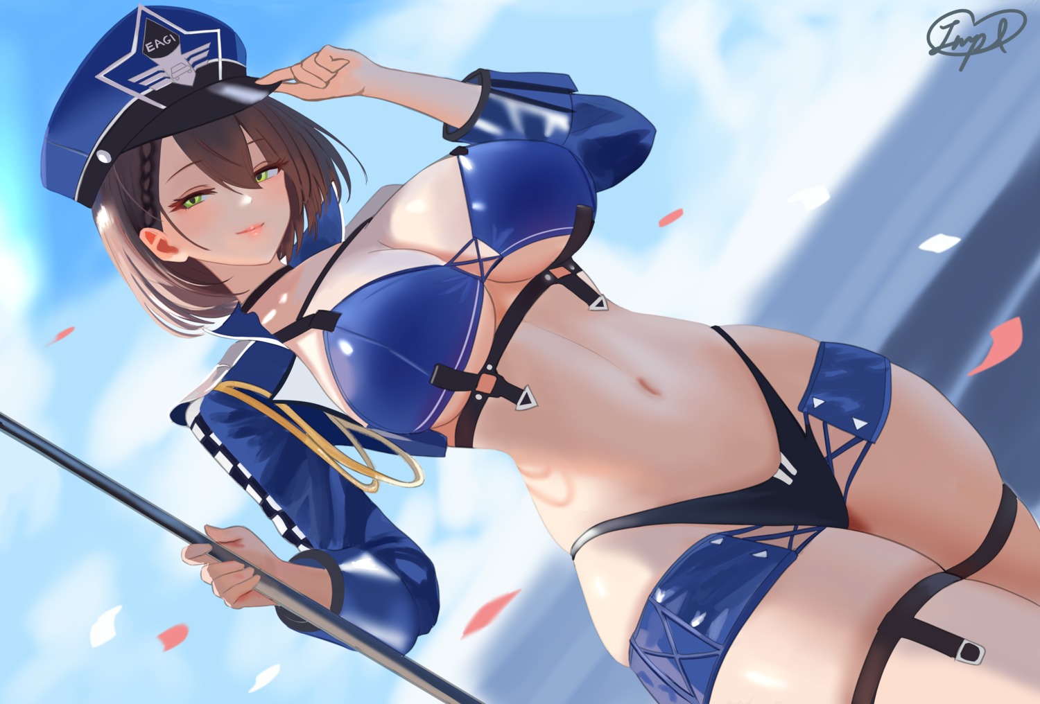 azur_lane baltimore_(azur_lane) bikini garter impl_chan swimsuits