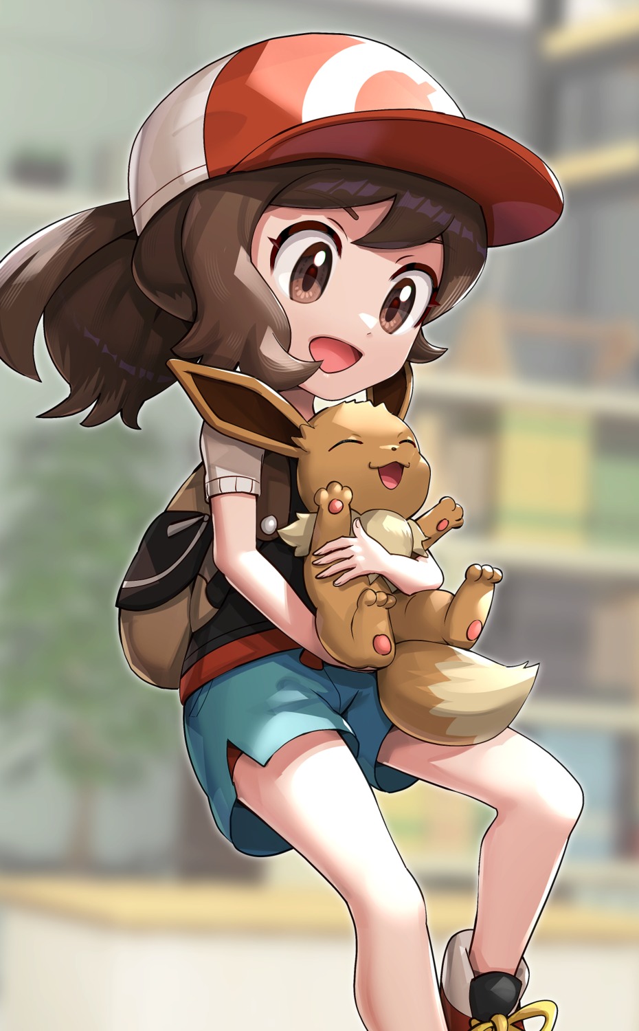 ayumi_(pokemon) chibi eevee gonzarez pokemon