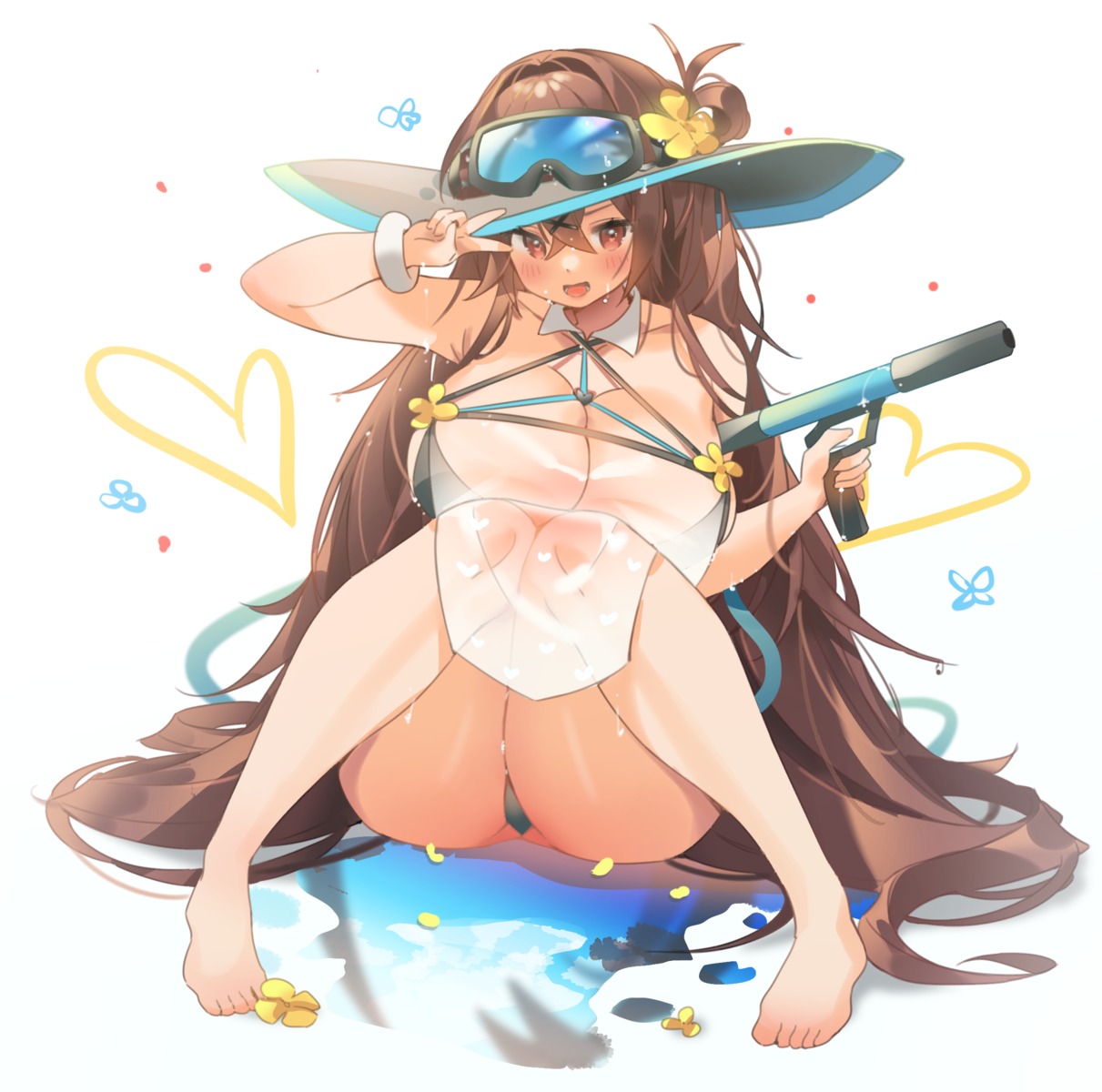 bikini gogoco gun see_through skirt_lift swimsuits thong