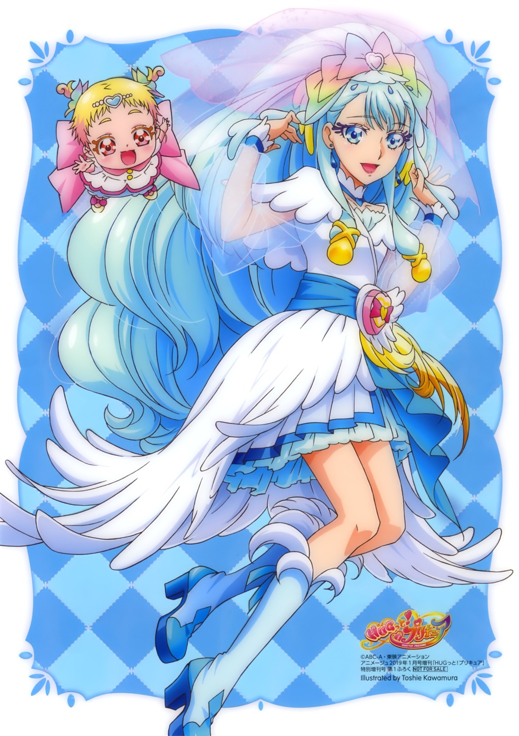 dress heels hug-tan hugtto!_precure kawamura_toshie pretty_cure yakushiji_saaya