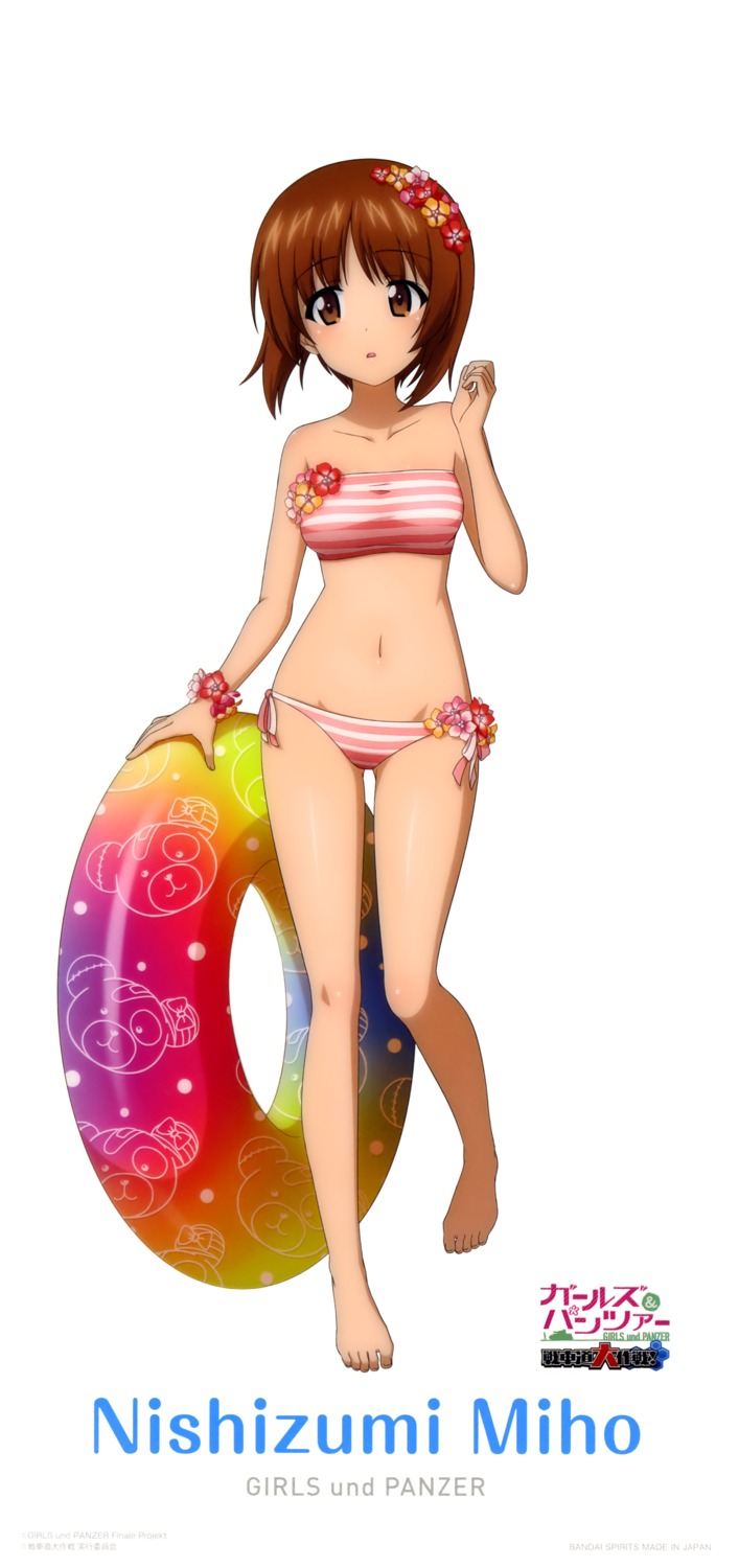 bikini girls_und_panzer nishizumi_miho swimsuits tagme