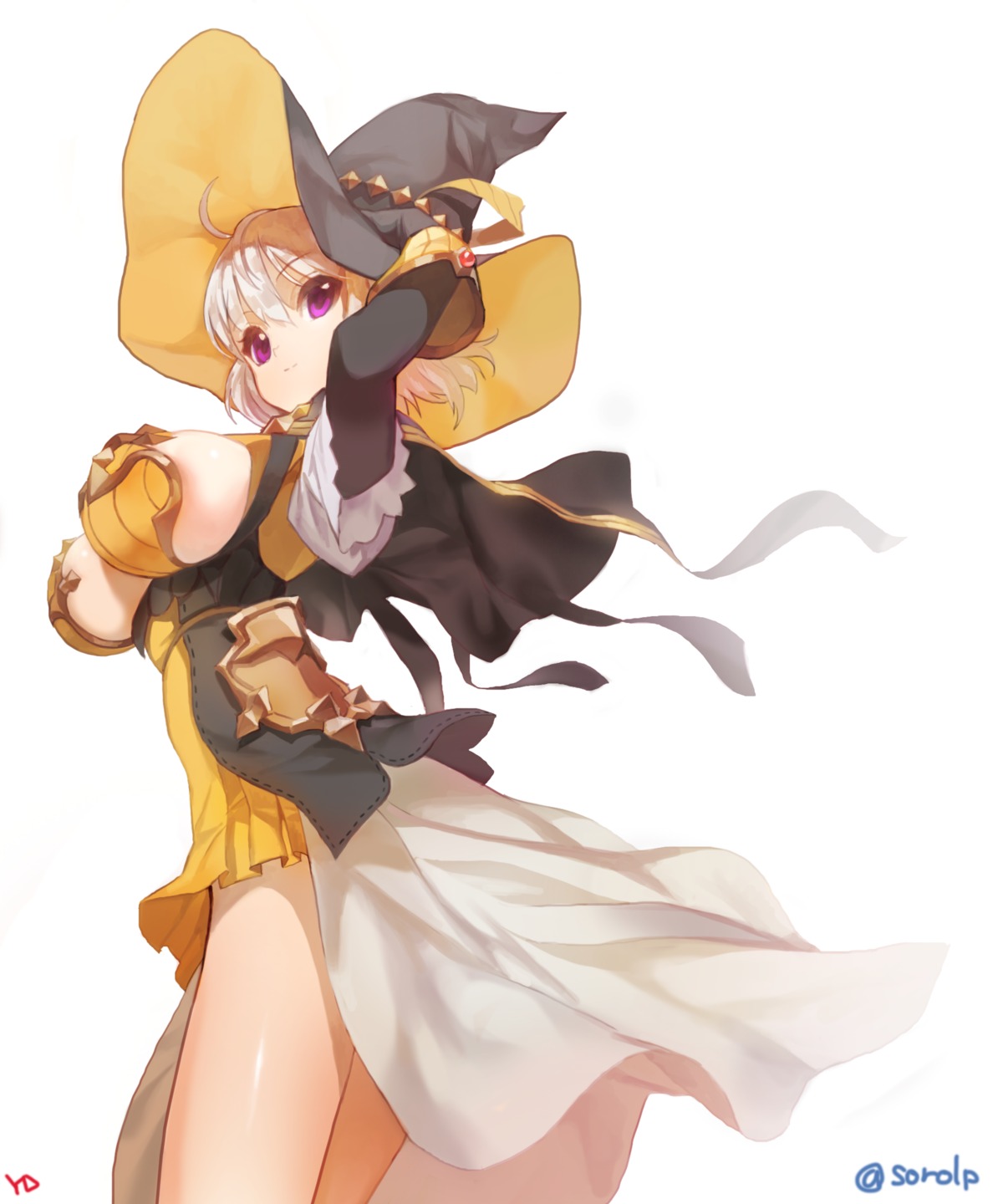 dress no_bra witch yd_(orange_maru)