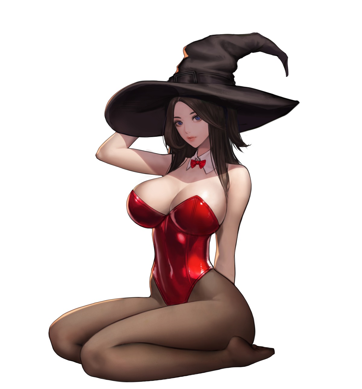 kim_jungon leotard pantyhose witch