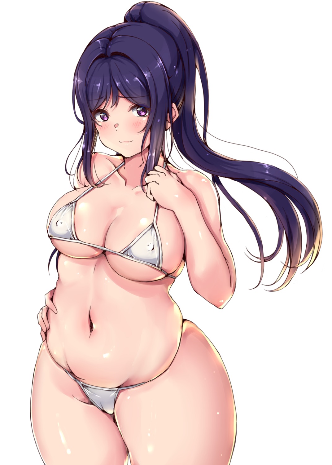 bikini cameltoe erect_nipples love_live!_(series) love_live!_sunshine!! matsuura_kanan shinonon_(iso_shino) swimsuits