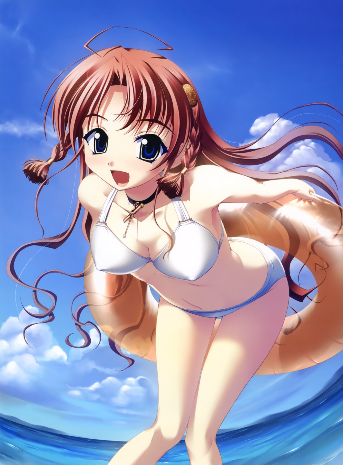 aquanauts_of_a_morning_calm asanagi_mio bikini cleavage erect_nipples swimsuits yamino_kenji