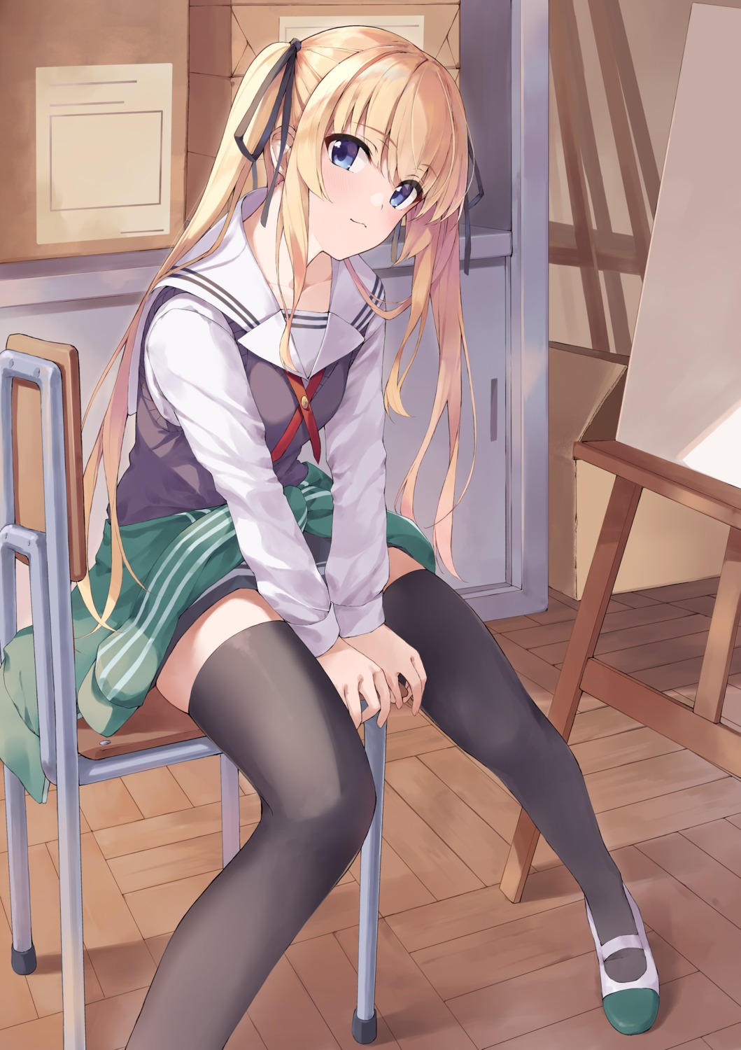 gym_uniform marie_(pixiv31942978) saenai_heroine_no_sodatekata sawamura_spencer_eriri seifuku sweater