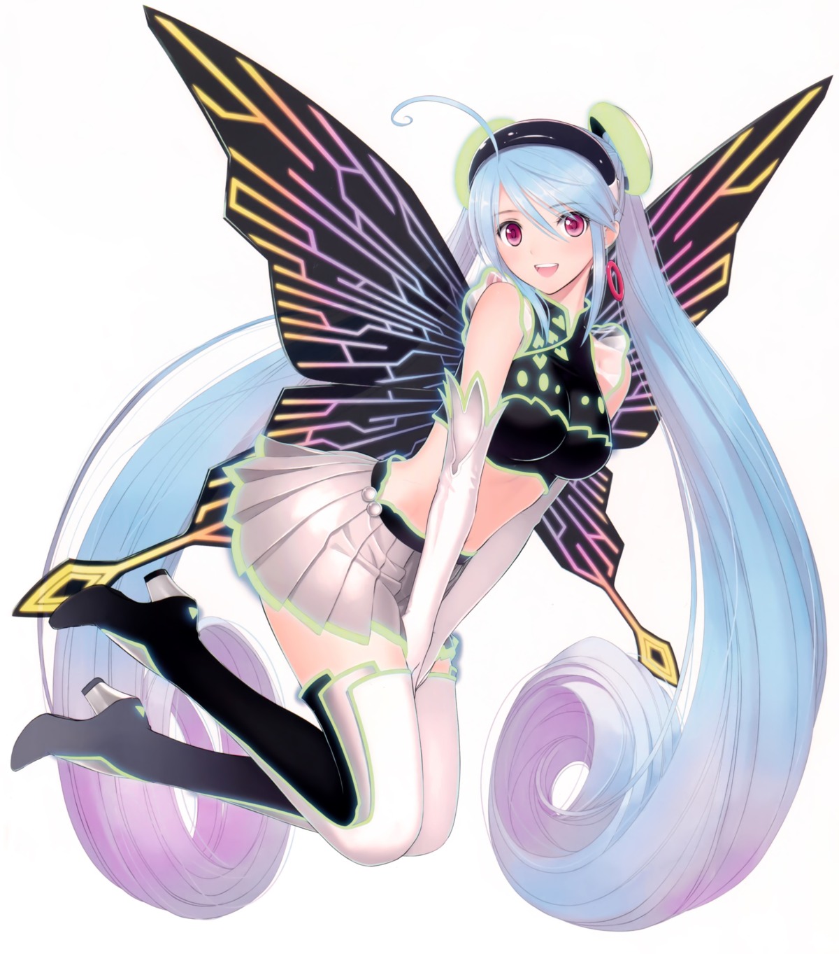 heels thighhighs tony_taka wings