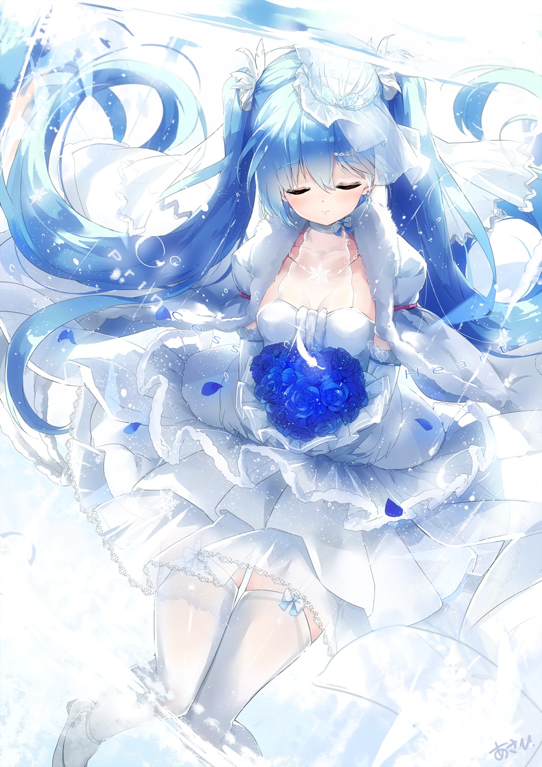 Kuroi Asahi Vocaloid Hatsune Miku Dress Heels See Through