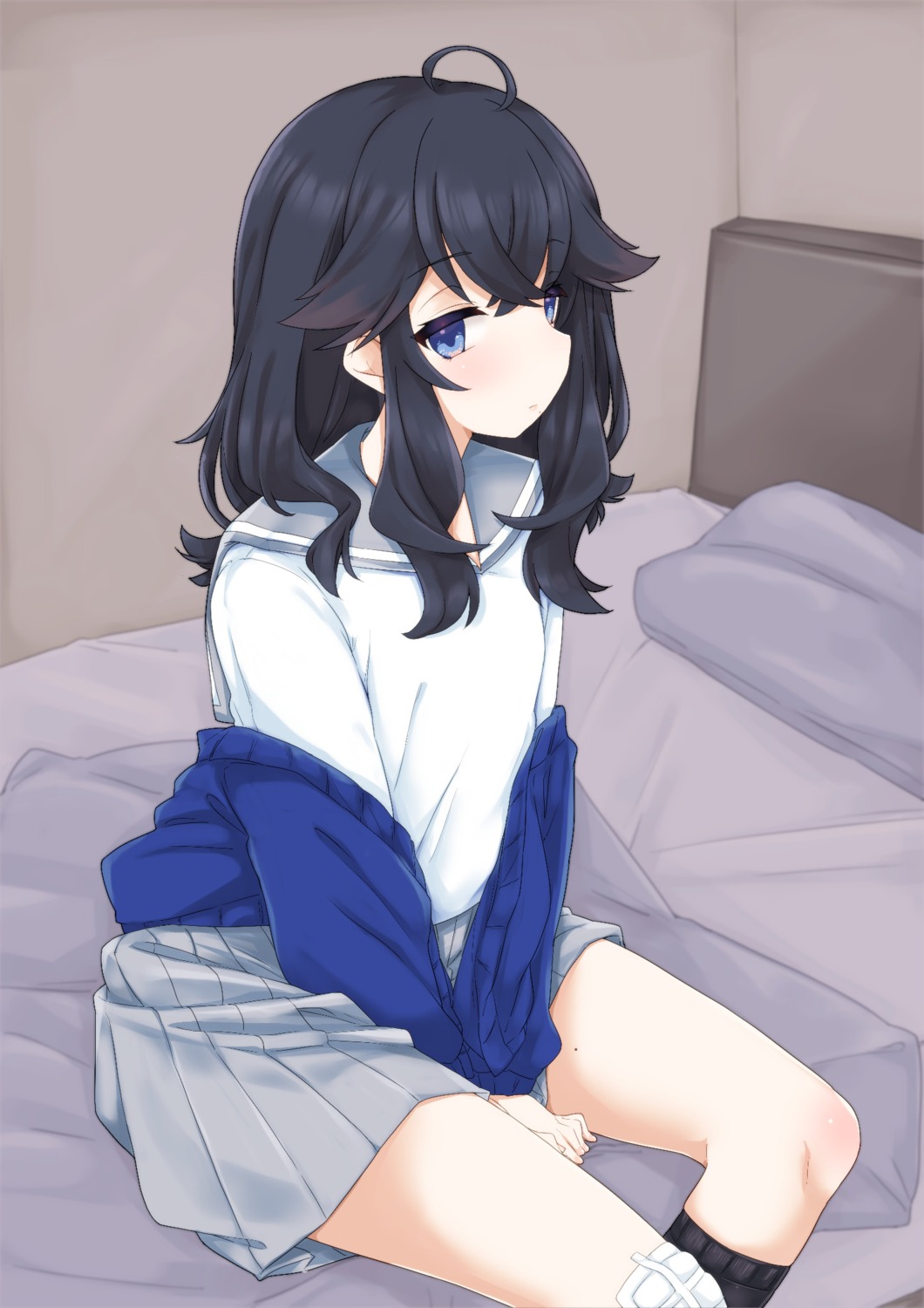 bandaid itou_ayachi izumo_kasumi_(nijisanji) nijisanji nijisanji_seeds seifuku sweater