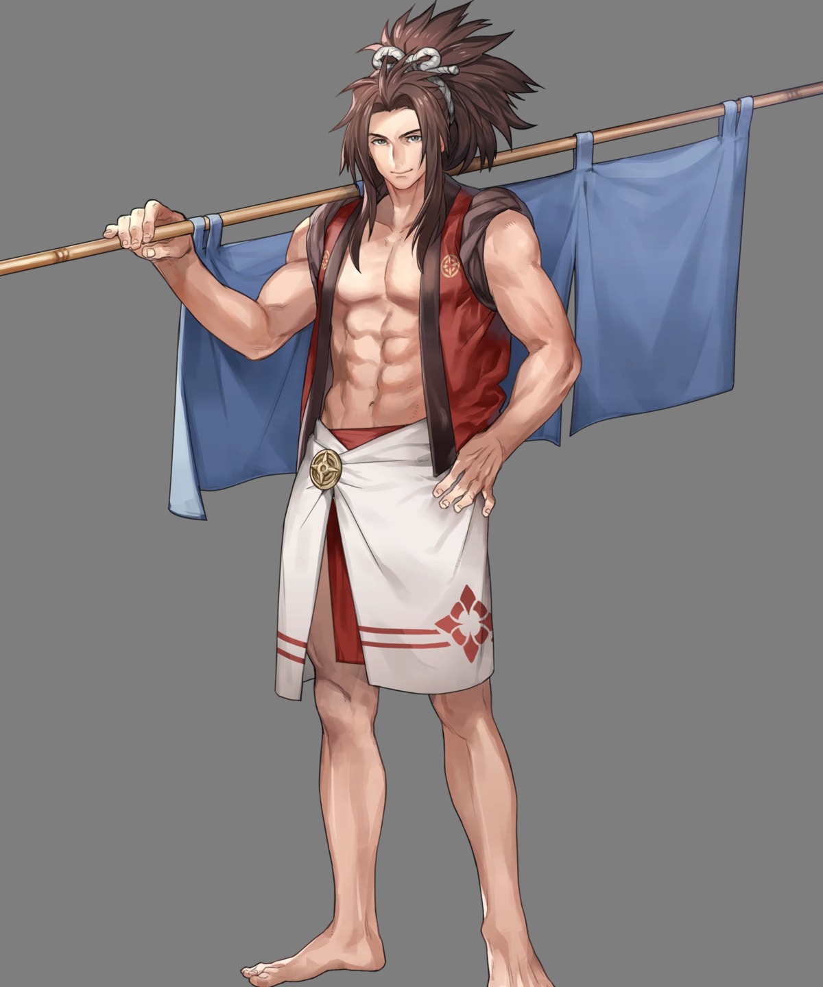 fire_emblem fire_emblem_heroes fire_emblem_if nintendo penekor ryoma_(fire_emblem) transparent_png