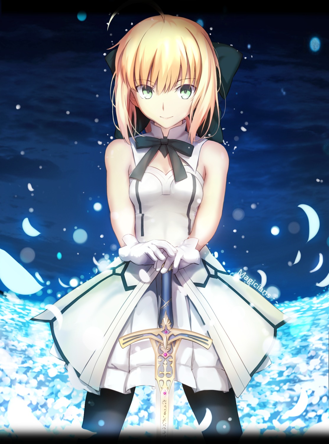 fate/stay_night magicians pantyhose saber saber_lily sword