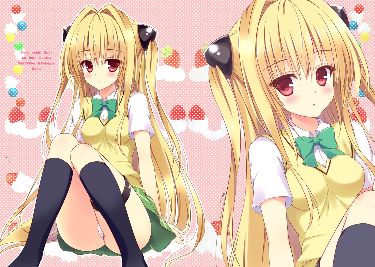 ameto_yuki cameltoe golden_darkness pantsu seifuku to_love_ru