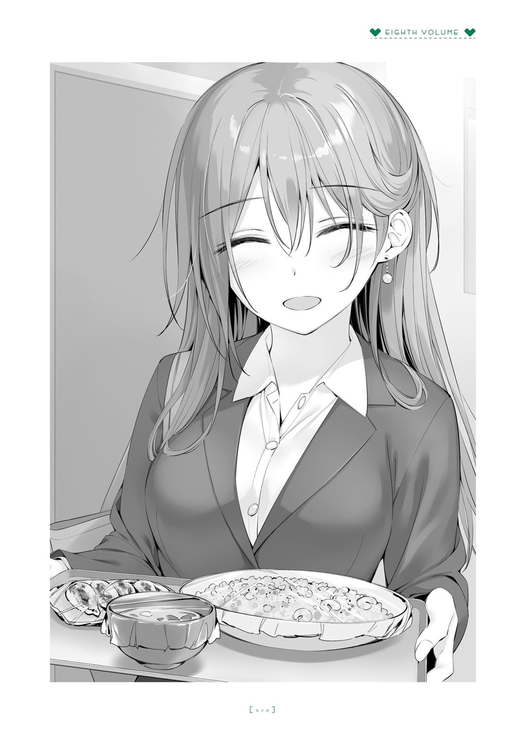 boku_no_kanojo_sensei business_suit fujiki_maka monochrome oryou