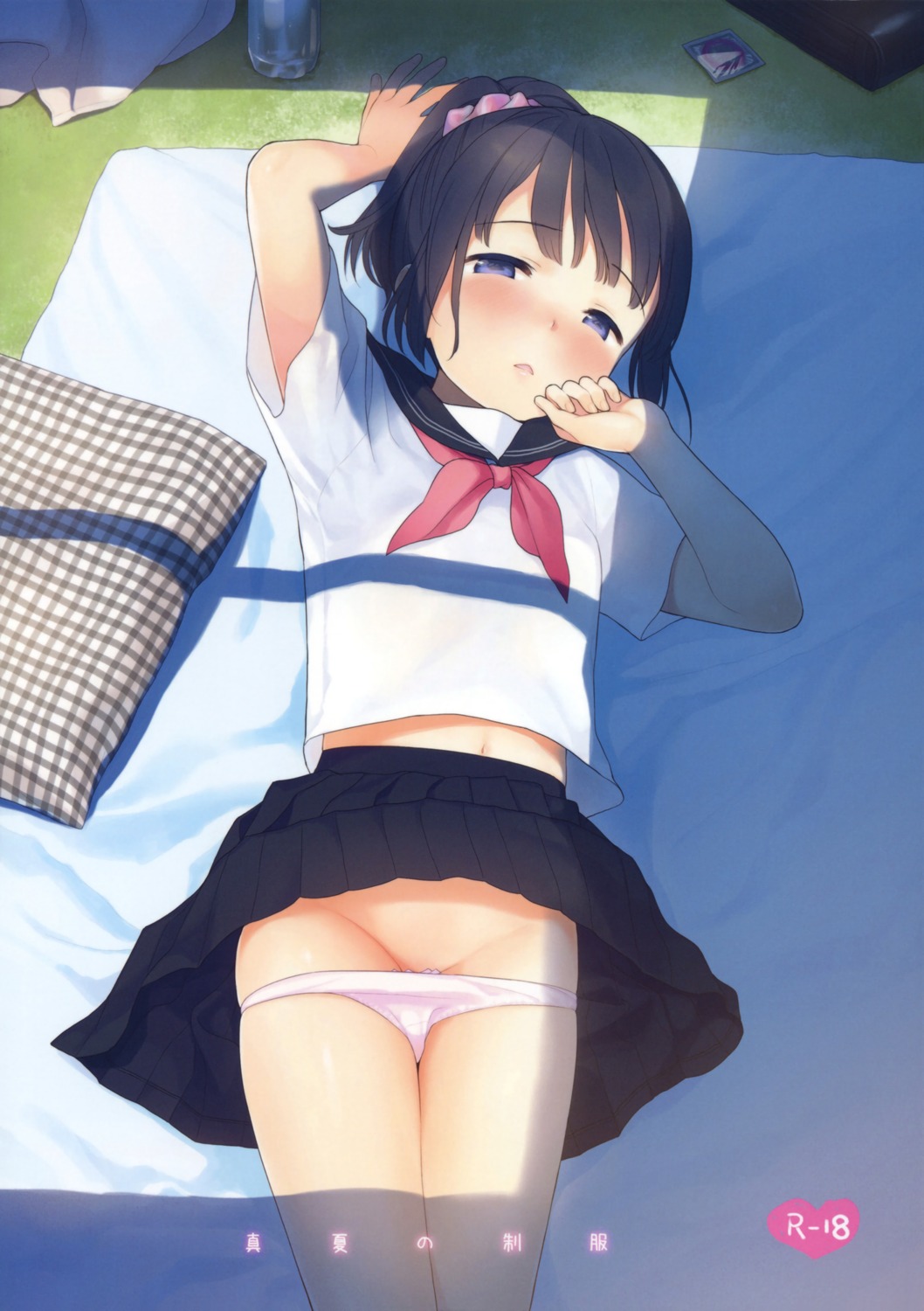 fuka_fuka loli pantsu panty_pull seifuku sekiya_asami