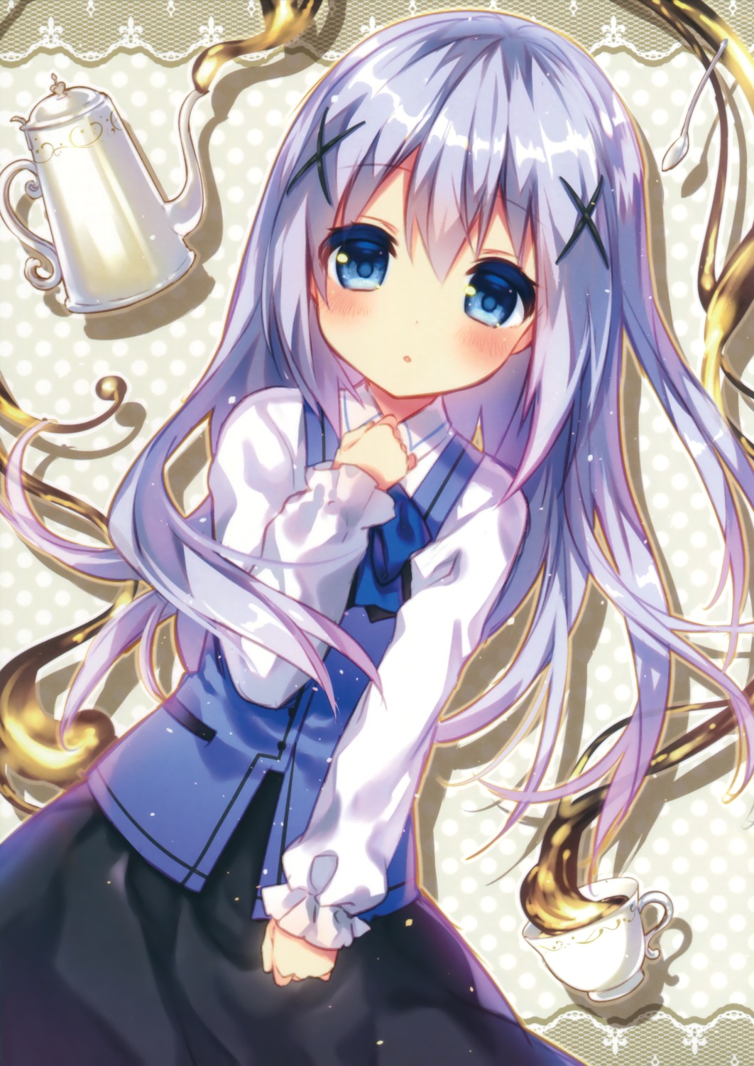 eterna gochuumon_wa_usagi_desu_ka? kafuu_chino riichu waitress