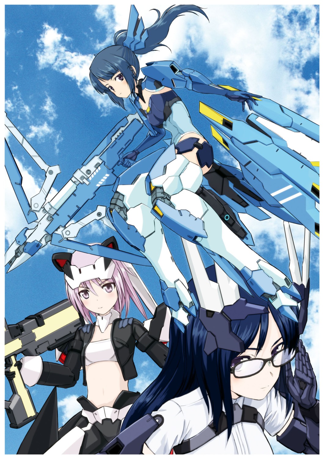 alice_gear_aegis hirasaka_yotsuyu momoshina_fumika takanashi_rei