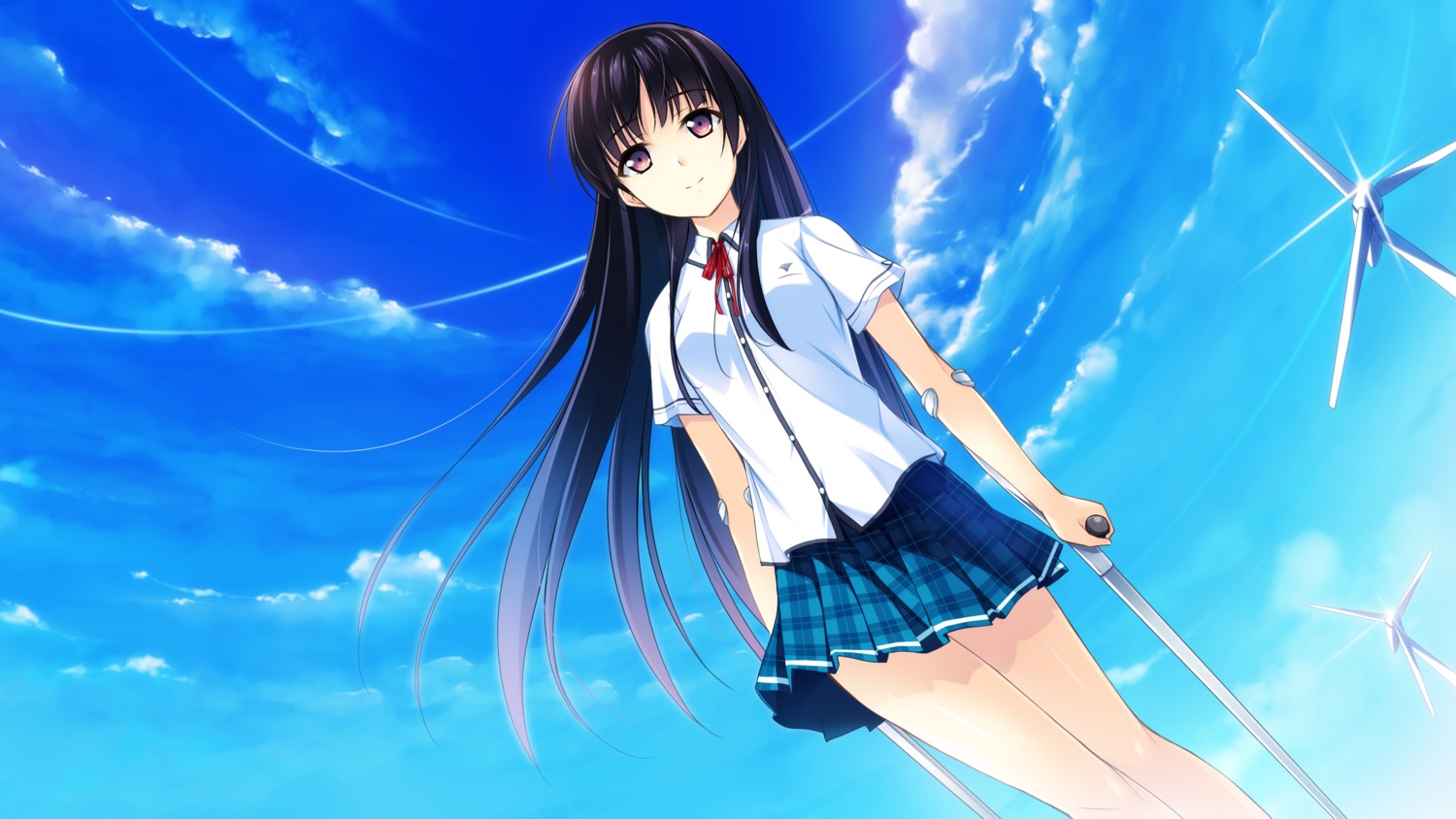 game_cg habane_kotori kono_oozora_ni_tsubasa_wo_hirogete pulltop seifuku yashima_takahiro