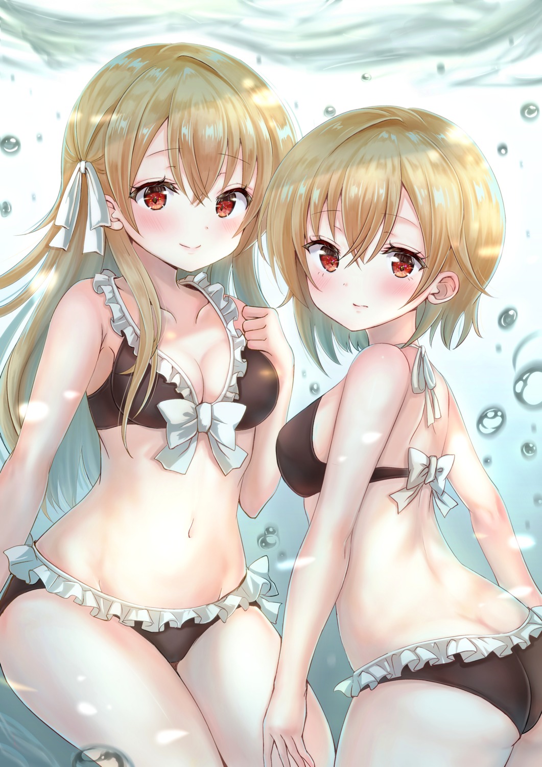 ass bikini gochuumon_wa_usagi_desu_ka? sakuraume swimsuits