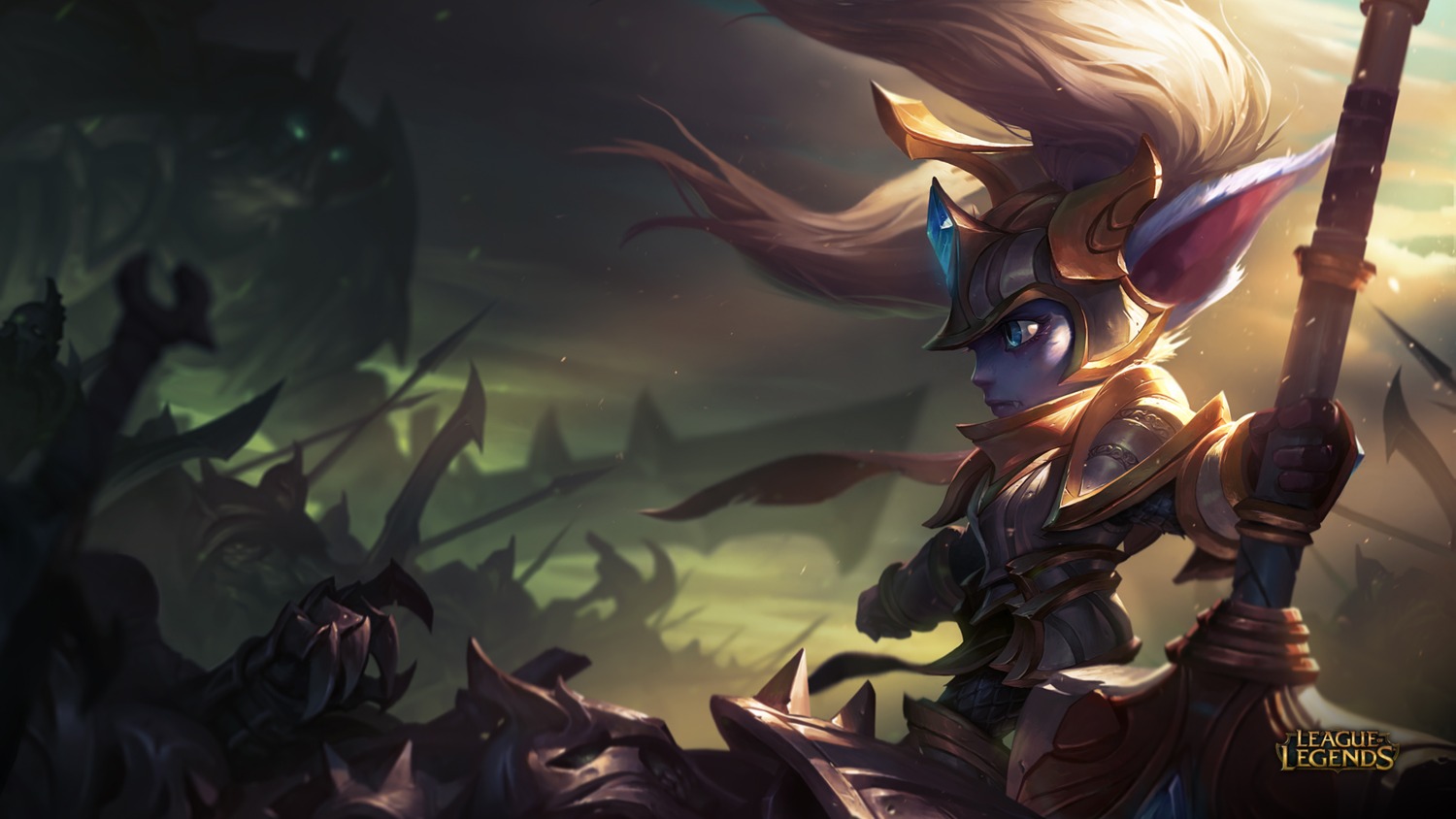 armor league_of_legends poppy wallpaper