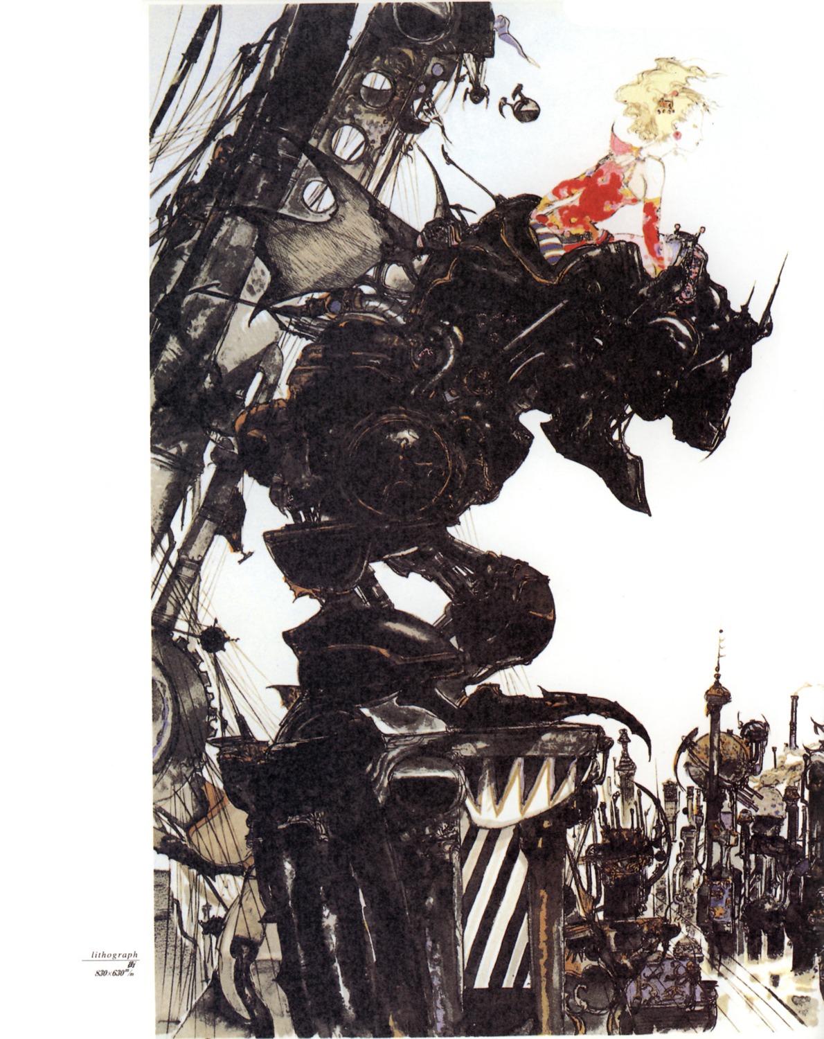 amano_yoshitaka final_fantasy final_fantasy_vi mecha square_enix tina_branford