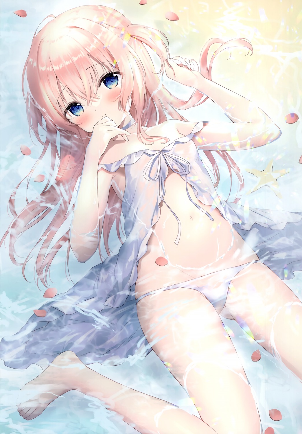 ame_usagi amedama_con lingerie loli pantsu see_through wet