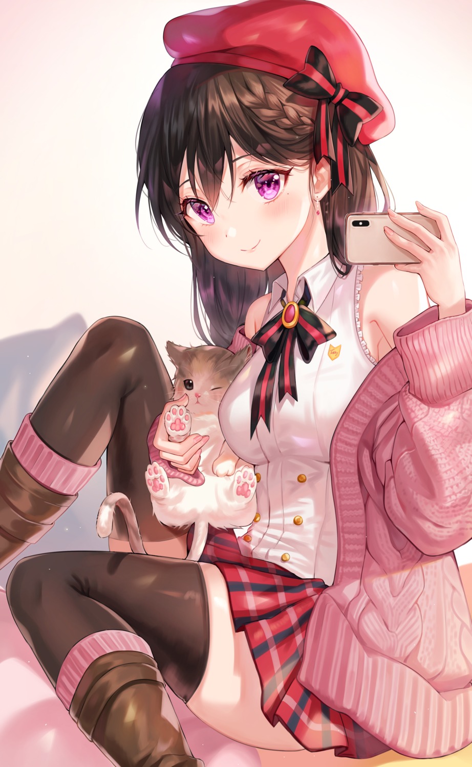 neko sweater thighhighs tokkyu