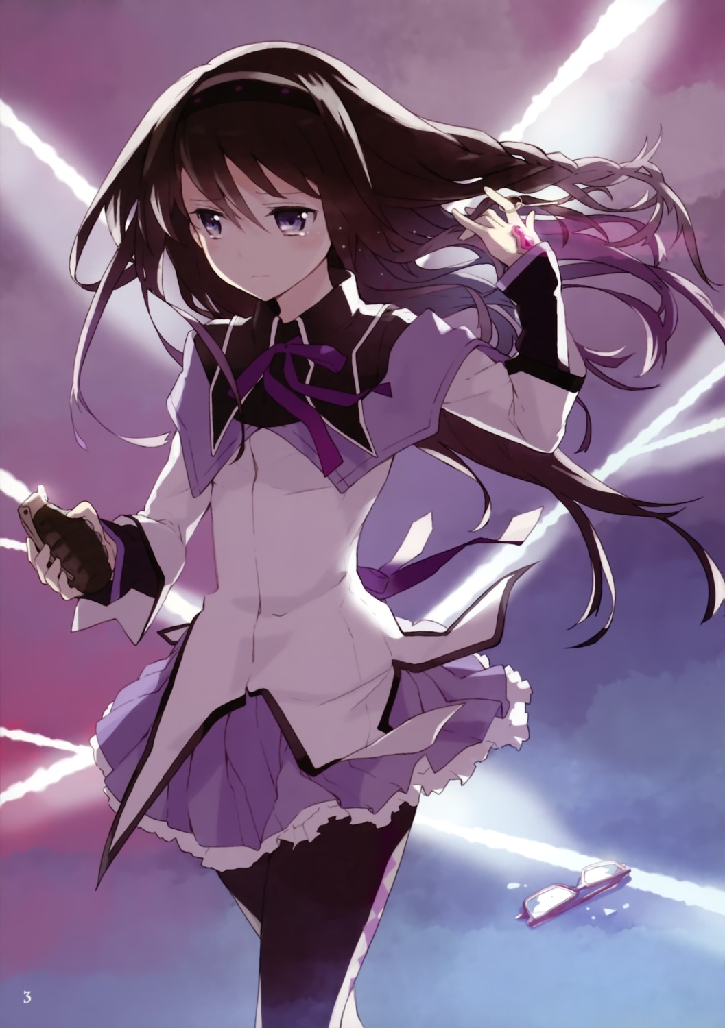 akemi_homura atelier_tiv_artworks pantyhose puella_magi_madoka_magica tiv