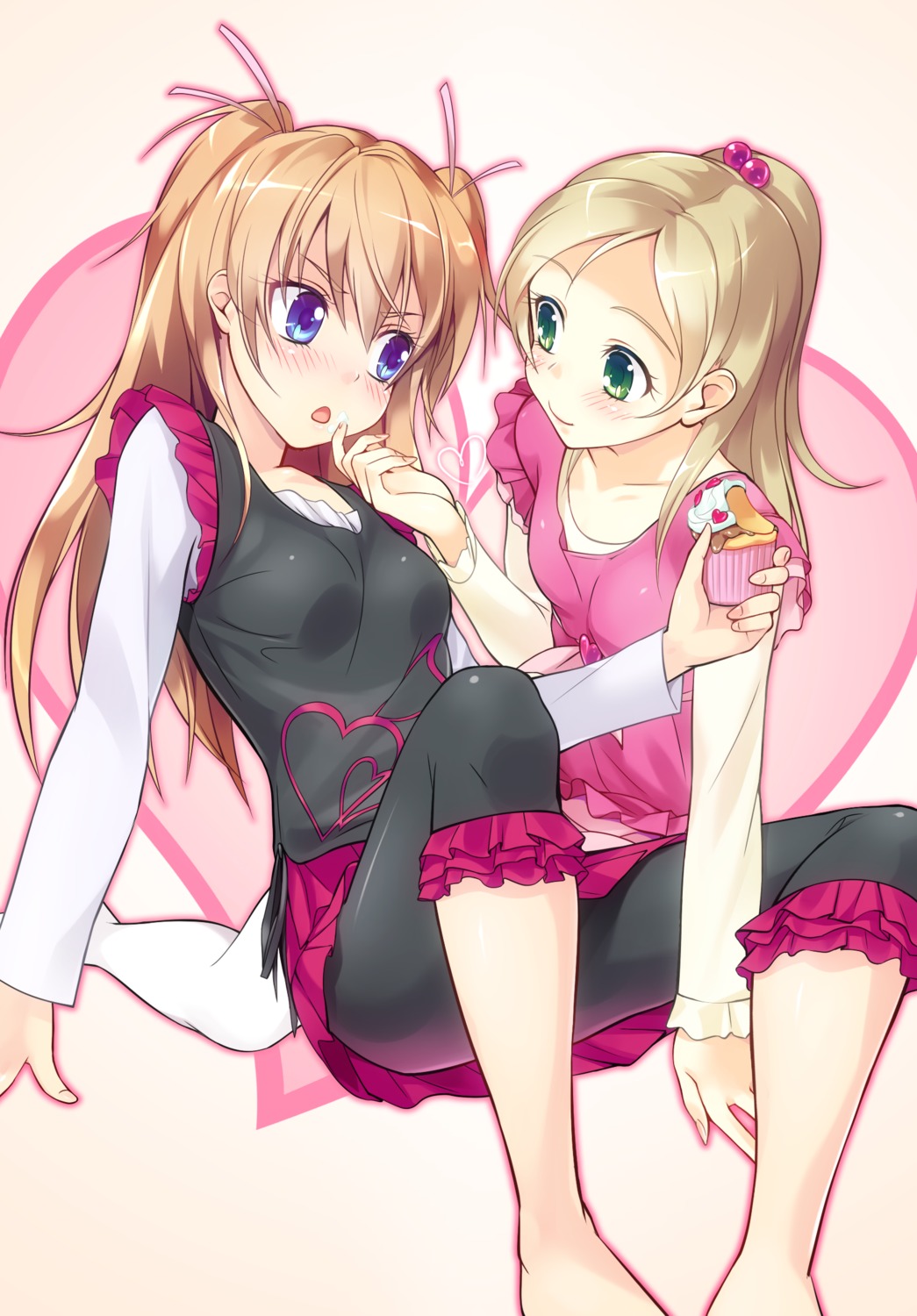 futago_monad houjou_hibiki minamino_kanade precure suite_precure yuri