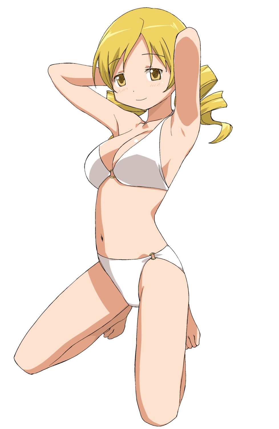 a1 bikini cleavage initial-g puella_magi_madoka_magica swimsuits tomoe_mami