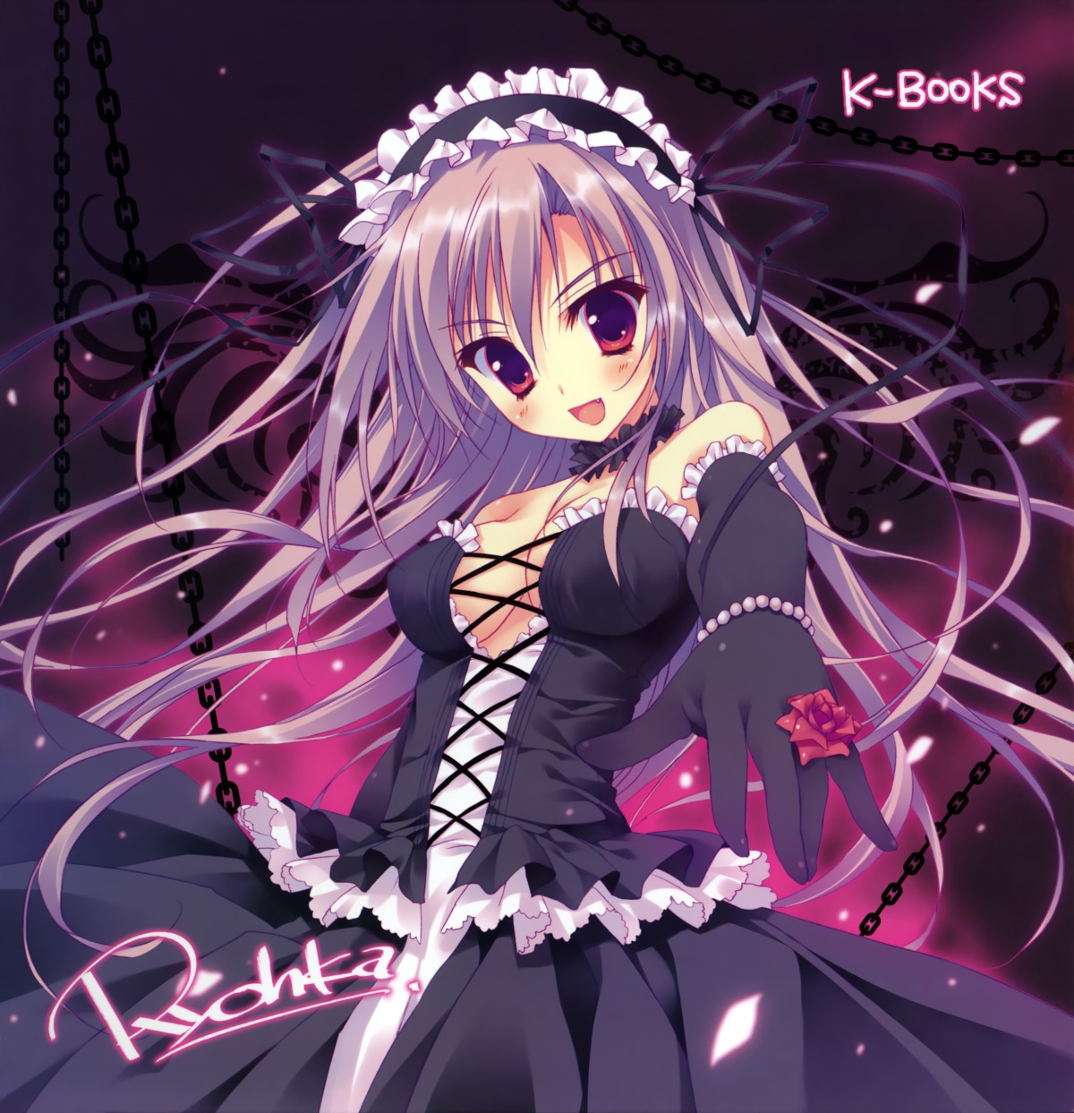 autographed cleavage gothic_lolita k-books lolita_fashion ryohka