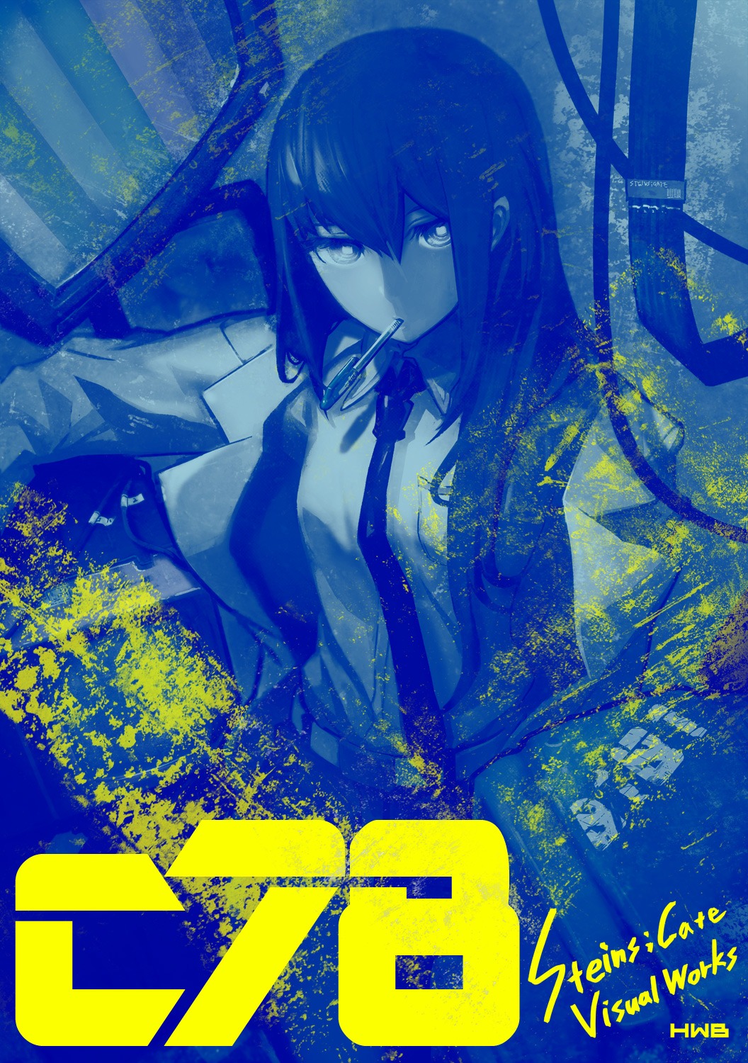 huke makise_kurisu monochrome steins;gate