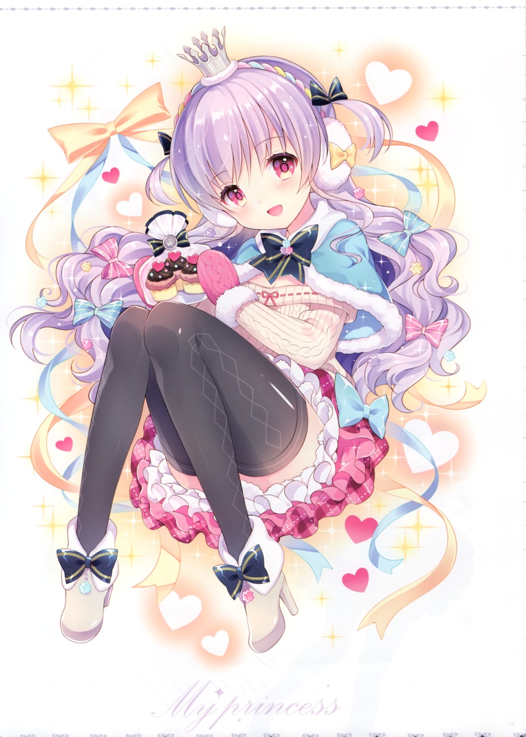 heels konfe_shinsuki possible_duplicate sweater thighhighs uchi_no_himesama_ga_ichiban_kawaii w.label wasabi_(sekai)