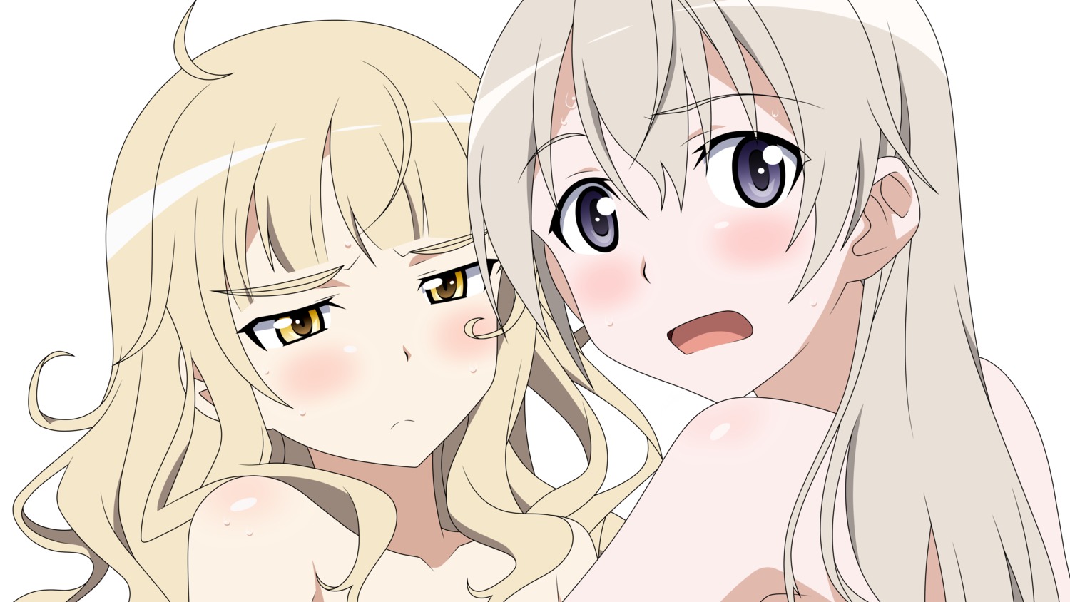 eila_ilmatar_juutilainen naked perrine-h_clostermann strike_witches vector_trace