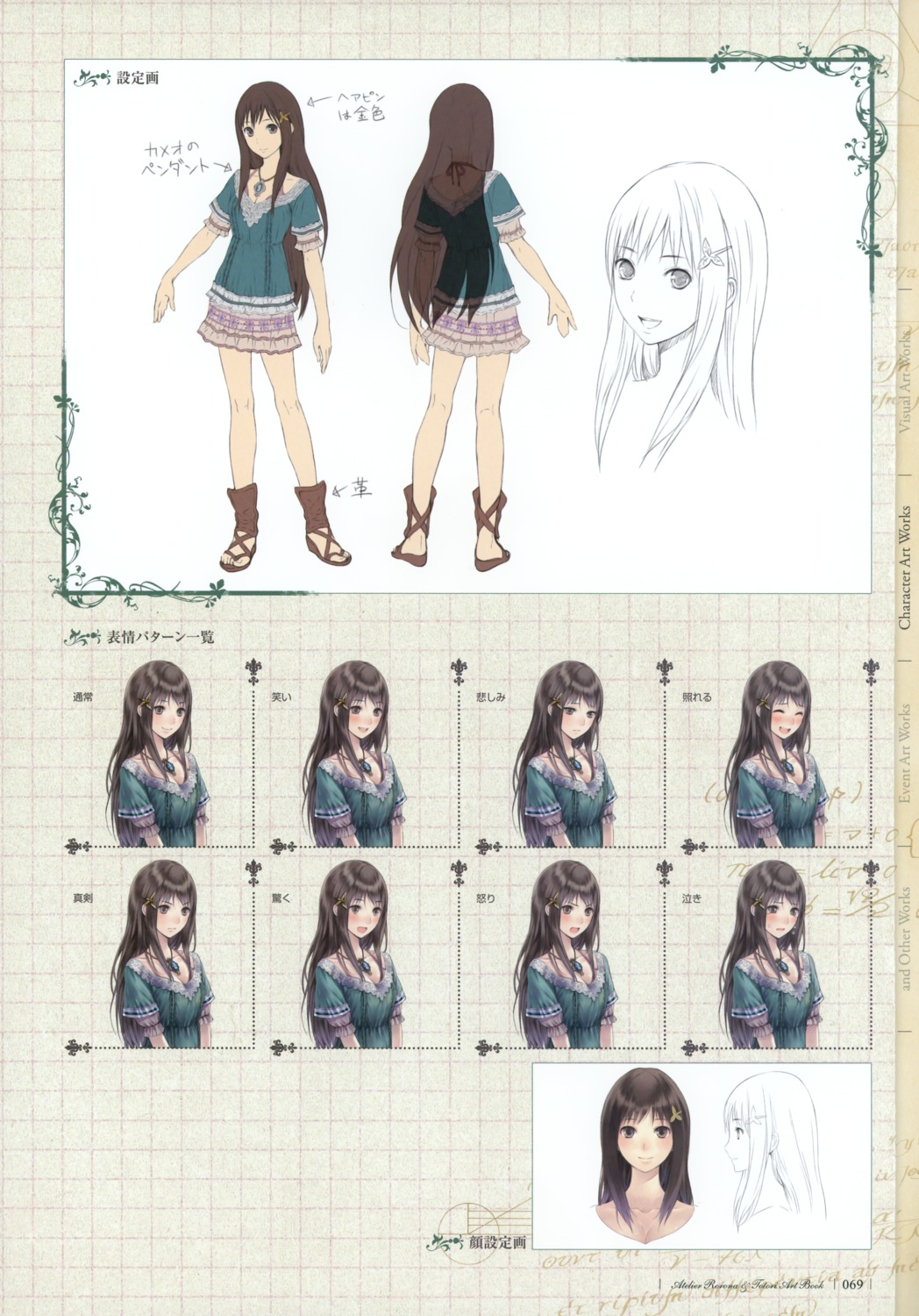 atelier atelier_totori cecilia_helmold character_design expression kishida_mel