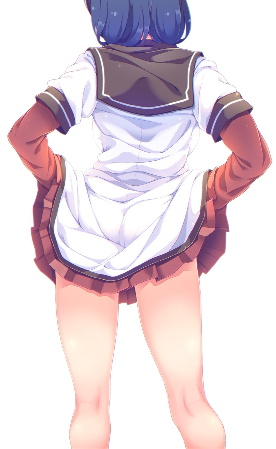 furutani_himawari seifuku skirt_lift takahero yuru_yuri